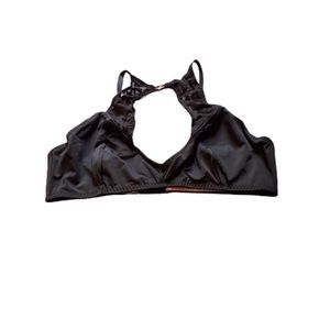 Savage X Fenty | NWT!! Black High-Neck Lace Bralette XL